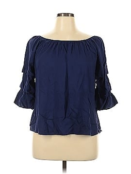 Crave Fame By Almost Famous 3/4 Sleeve Blouse (view 1)