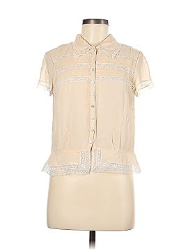 Ann Taylor Short Sleeve Blouse (view 1)