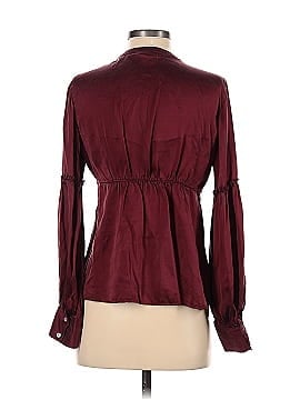 Max Studio Specialty Products Long Sleeve Silk Top (view 2)