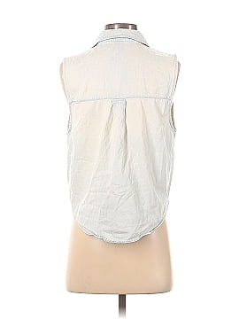 American Apparel Sleeveless Button-Down Shirt (view 2)