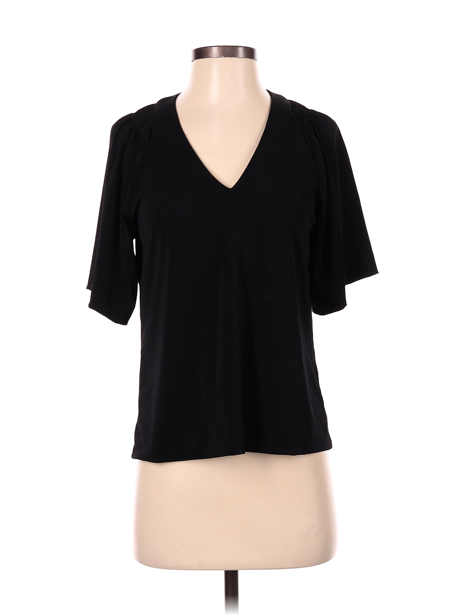 Banana Republic Factory Store Black Short Sleeve Top Size XS 76 off ThredUp