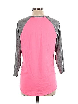 Victoria's Secret Pink 3/4 Sleeve T-Shirt (view 2)