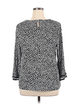 Karl Lagerfeld Paris Long Sleeve Blouse (view 1)