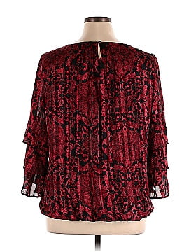 Roz & Ali 3/4 Sleeve Blouse (view 2)