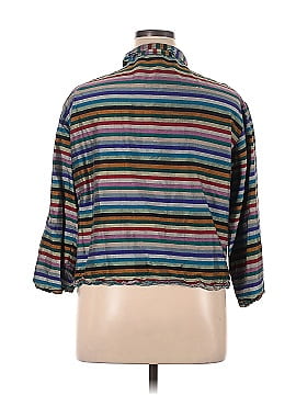 Chico's Design Long Sleeve Silk Top (view 2)