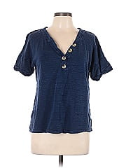 New Directions Short Sleeve Henley