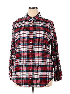 Lands' End Long Sleeve Button-Down Shirt (view 1)