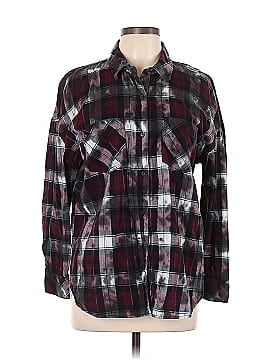 a.n.a. A New Approach Long Sleeve Button-Down Shirt (view 1)