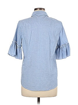 Karl Lagerfeld Paris Short Sleeve Button-Down Shirt (view 2)