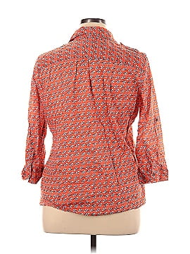 Jaclyn Smith 3/4 Sleeve Button-Down Shirt (view 2)
