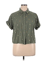 Solitaire Short Sleeve Button Down Shirt