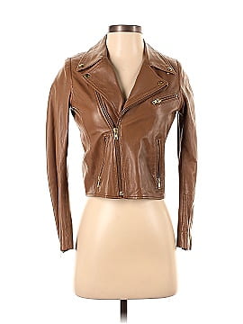 Maje Leather Jacket (view 1)