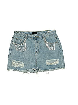 PrettyLittleThing Denim Shorts (view 1)