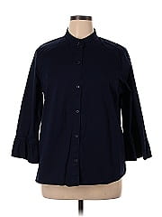 Crown & Ivy 3/4 Sleeve Button Down Shirt