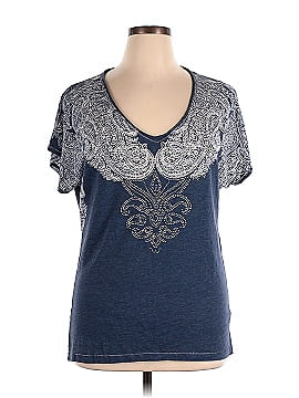 Maurices Short Sleeve Blouse (view 1)