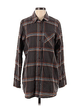 Free Press Long Sleeve Button-Down Shirt (view 1)