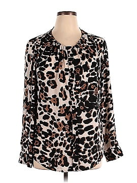 Donna Karan New York Long Sleeve Blouse (view 1)