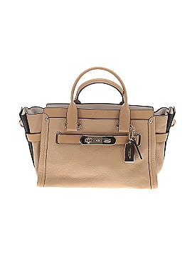Coach Swagger Leather Carryall Satchel (view 1)