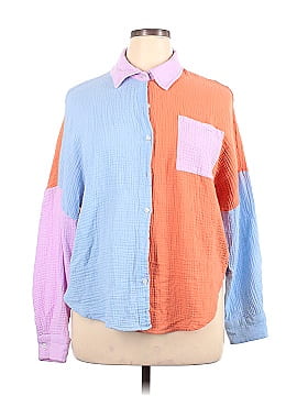 Chouyatou Long Sleeve Button-Down Shirt (view 1)