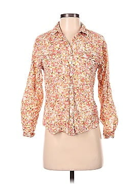 Ann Taylor LOFT 3/4 Sleeve Button-Down Shirt (view 1)