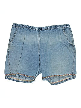 Ulla Popken Denim Shorts (view 1)