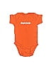 Rabbit Skins 100% Cotton Graphic Orange Short Sleeve Onesie 3-6 MO / 6 MO - photo 1