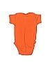Rabbit Skins 100% Cotton Graphic Orange Short Sleeve Onesie 3-6 MO / 6 MO - photo 2