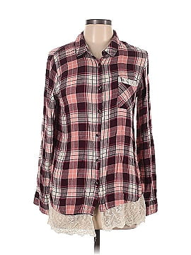 Justify 3/4 Sleeve Button-Down Shirt (view 1)