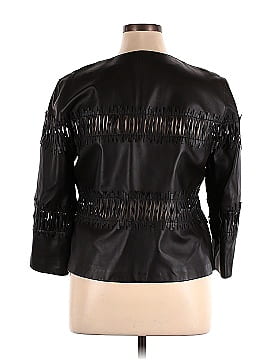 Lafayette 148 New York Leather Jacket (view 2)