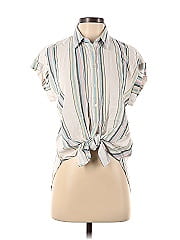 Ann Taylor Loft Outlet Short Sleeve Button Down Shirt