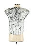 Hilton Hollis Silver Short Sleeve Blouse Size XS - photo 2