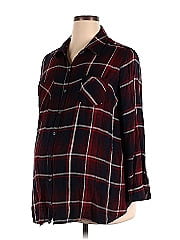 Isabel Maternity Long Sleeve Button Down Shirt