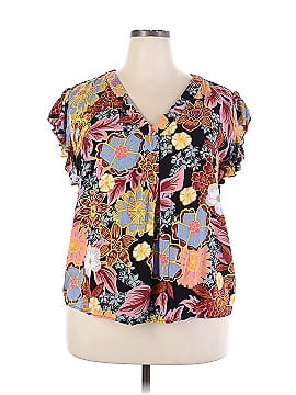 RACHEL Rachel Roy Short Sleeve Blouse (view 1)