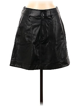 Madewell Faux Leather Skirt (view 1)
