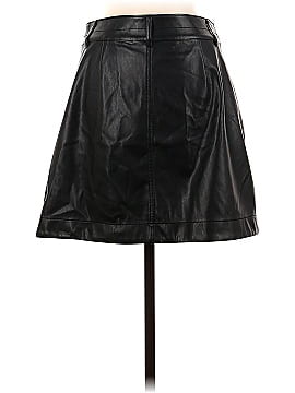 Madewell Faux Leather Skirt (view 2)