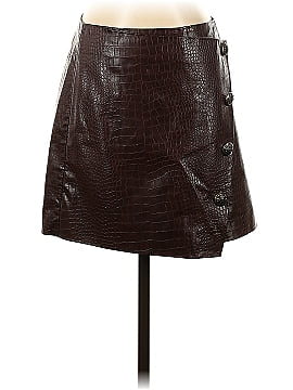 Veronica Beard Faux Leather Skirt (view 1)