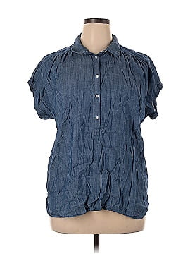 Ann Taylor LOFT Outlet Short Sleeve Button-Down Shirt (view 1)