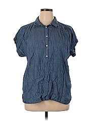 Ann Taylor Loft Outlet Short Sleeve Button Down Shirt