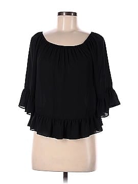 Bar III 3/4 Sleeve Blouse (view 1)