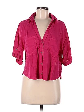 Zara Short Sleeve Button-Down Shirt (view 1)