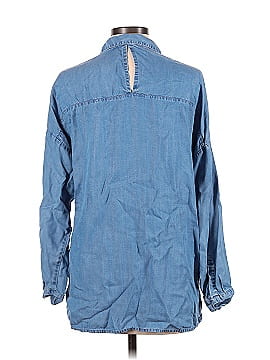 Violeta by Mango Long Sleeve Button-Down Shirt (view 2)