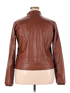 George Faux Leather Jacket (view 2)