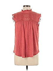 Cable & Gauge Short Sleeve Blouse