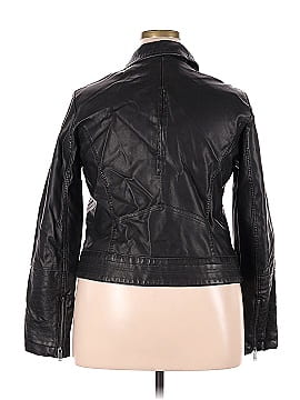 Universal Thread Faux Leather Jacket (view 2)