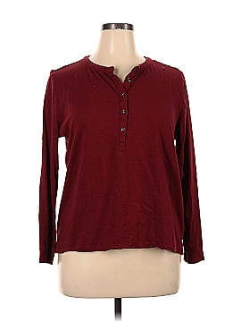 Style&Co Long Sleeve Henley (view 1)