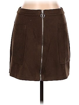 Fashion on Earth Faux Leather Skirt (view 1)