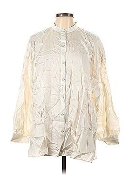 Eileen Fisher Long Sleeve Silk Top (view 1)