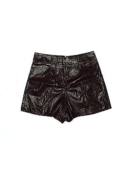 Karlie Faux Leather Shorts (view 2)