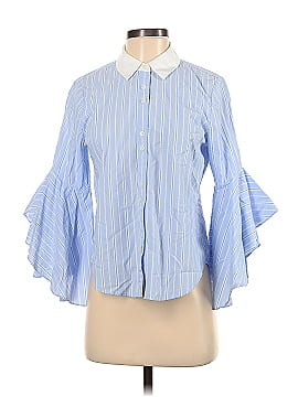 Jonathan Simkhai 3/4 Sleeve Button-Down Shirt (view 1)