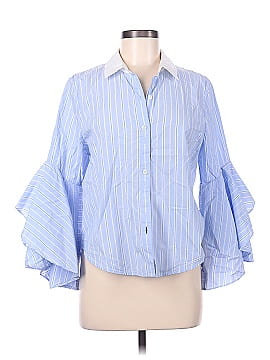 Jonathan Simkhai 3/4 Sleeve Button-Down Shirt (view 1)